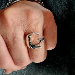 25R-VGG001S : RING/VINTAGE GRESCH [G] MARK/LARGE