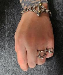 25R-VGG001S : RING/VINTAGE GRESCH [G] MARK/LARGE