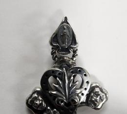 23NT-MPC001SS : PENDANT/AGAVE & PRAYING HANDS