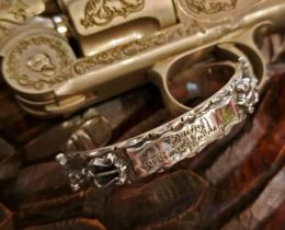 17B-BR-LPB002 : LETTERED PLATE BANGLE / SMALL 12mm