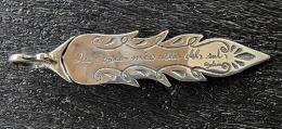 18NT-FEH001 : PENDANT / EAGLE HEAD FEATHER
