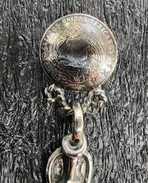 18NT-MPF001 : PENDANT / M,PESO & FEATHER