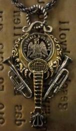17NT-EGT001 : PENDANT HEAD / EAGLE & GUITAR & TR