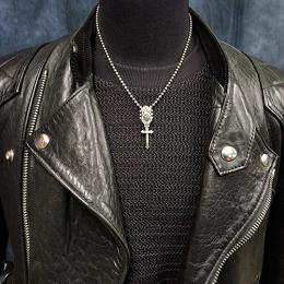 25NT-GHS001SS : PENDANT / GUITAR HEAD & SKULL