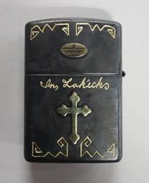25ZP-CA001BB : BRASS ZIPPO / CALAVERA Y MAGUEY