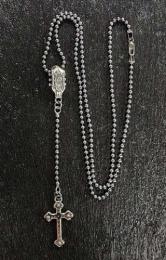 25ROS101SS : NECKLACE ROSARY / GUITAR HEAD MARIA