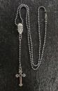 25ROS101SS : NECKLACE ROSARY / GUITAR HEAD MARIA