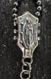 25ROS101SS : NECKLACE ROSARY / GUITAR HEAD MARIA