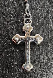 25ROS101SS : NECKLACE ROSARY / GUITAR HEAD MARIA
