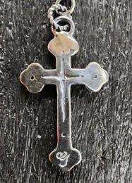 25ROS101SS : NECKLACE ROSARY / GUITAR HEAD MARIA