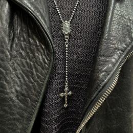 25ROS101SS : NECKLACE ROSARY / GUITAR HEAD MARIA