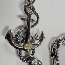 25WCS-SW001SB : WALLET CHAIN / SWALLOW & ANCHOR