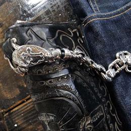 25WCS-SW001SB : WALLET CHAIN / SWALLOW & ANCHOR
