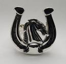 26R-HSH001SS : RING / HORSE & HORSESHOE