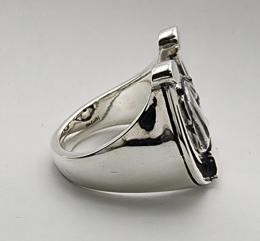 26R-HSH001SS : RING / HORSE & HORSESHOE