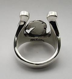 26R-HSH001SS : RING / HORSE & HORSESHOE