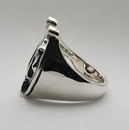 26R-HSH001SS : RING / HORSE & HORSESHOE