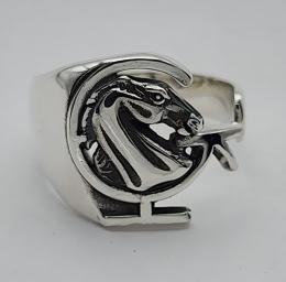 26R-VGH001SS : RING/V.GRESCH [G] MARK/LARGE&HORSE