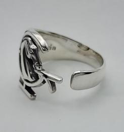 26R-VGH001SS : RING/V.GRESCH [G] MARK/LARGE&HORSE