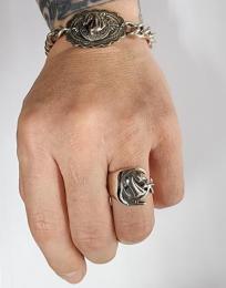 26R-VGH001SS : RING/V.GRESCH [G] MARK/LARGE&HORSE