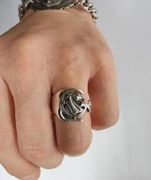 26R-VGH001SS : RING/V.GRESCH [G] MARK/LARGE&HORSE