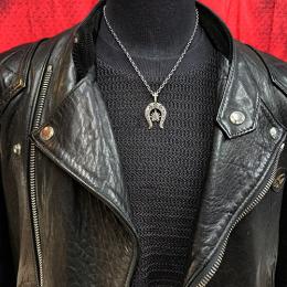 18NT-HSA001SS : PENDANT / HORSESHOE & AGAVE