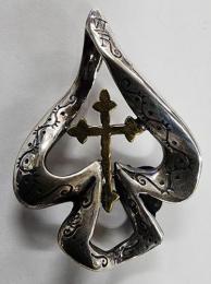NT-AME005NSB : PENDANT HEAD / SPADE,CROSS,OWL