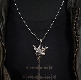 20NT-OSSW004SS : PENDANT / SWALLOW & KNIFE