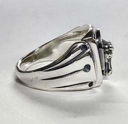 26R-SGH001SS : RING / HORSE & HORSESHOE