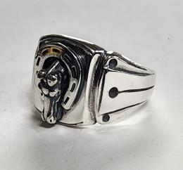 26R-SGH001SS : RING / HORSE & HORSESHOE