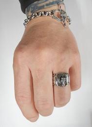 26R-SGH001SS : RING / HORSE & HORSESHOE