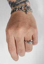 26R-HLH001S : RING / HORSE HEAD & HORSESHOE