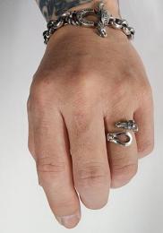 26R-HLH001S : RING / HORSE HEAD & HORSESHOE