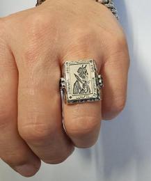 20R-DL001SS : RING / DEARDEVIL