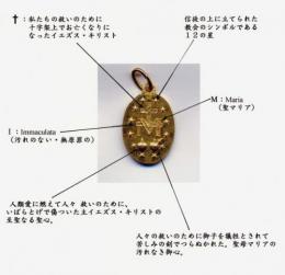 18NT-KM004NS : PENDANT HEAD / 不思議のメダイ(MEDIUM)