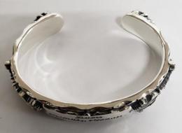 17B-BR-LPB002 : LETTERED PLATE BANGLE / SMALL 12mm