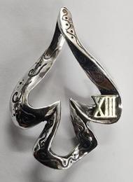 25NT-SP001SB : PENDANT / SPADE & XIII