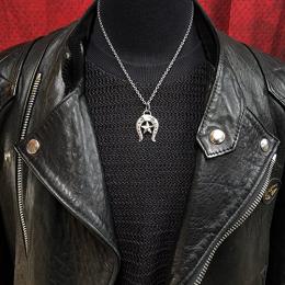 20NT-OSSH001SS : PENDANT / STAR & HORSESHOE/LARGE