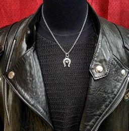25NT-OSSH201SS : PENDANT / STAR & HORSESHOE/SMALL