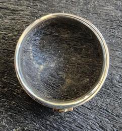 GPR03F : CROSS PAIR RING (FLAT TYPE)