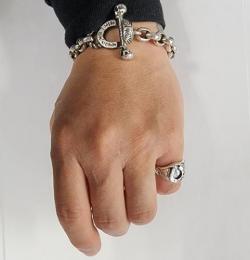 18R-OVEG008 : OVAL ENGRAVING RING / HORSESHOE