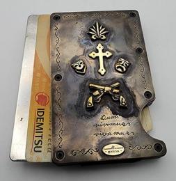 25MCB003 : MONEYCLIP & CARD CASE / AGAVE
