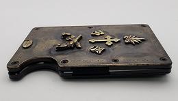 25MCB003 : MONEYCLIP & CARD CASE / AGAVE