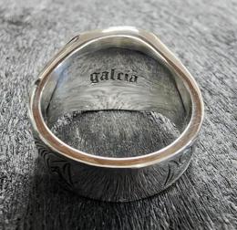 24R-REEGR001SS : RECTANGLE ENG RING / ROSE