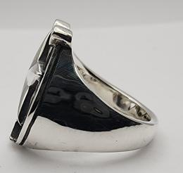 25R-HSS001SS: RING / Horseshoe & STAR / LARGE TYPE