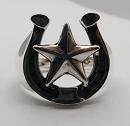25R-HSS101SS: RING / Horseshoe & STAR / SMALL TYPE