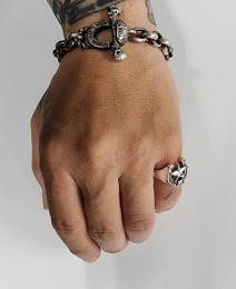 25R-HSS101SS: RING / Horseshoe & STAR / SMALL TYPE