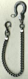 16WCS-FE003S : FEATHER HEAD WALLET CHAIN