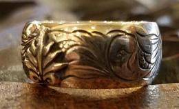 18R-AMEG003SS : 10mm 幅 AGAVE RING