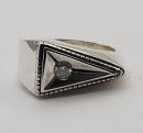 25HS-R-TR01-SV : RING " TRIANGLE RING " 